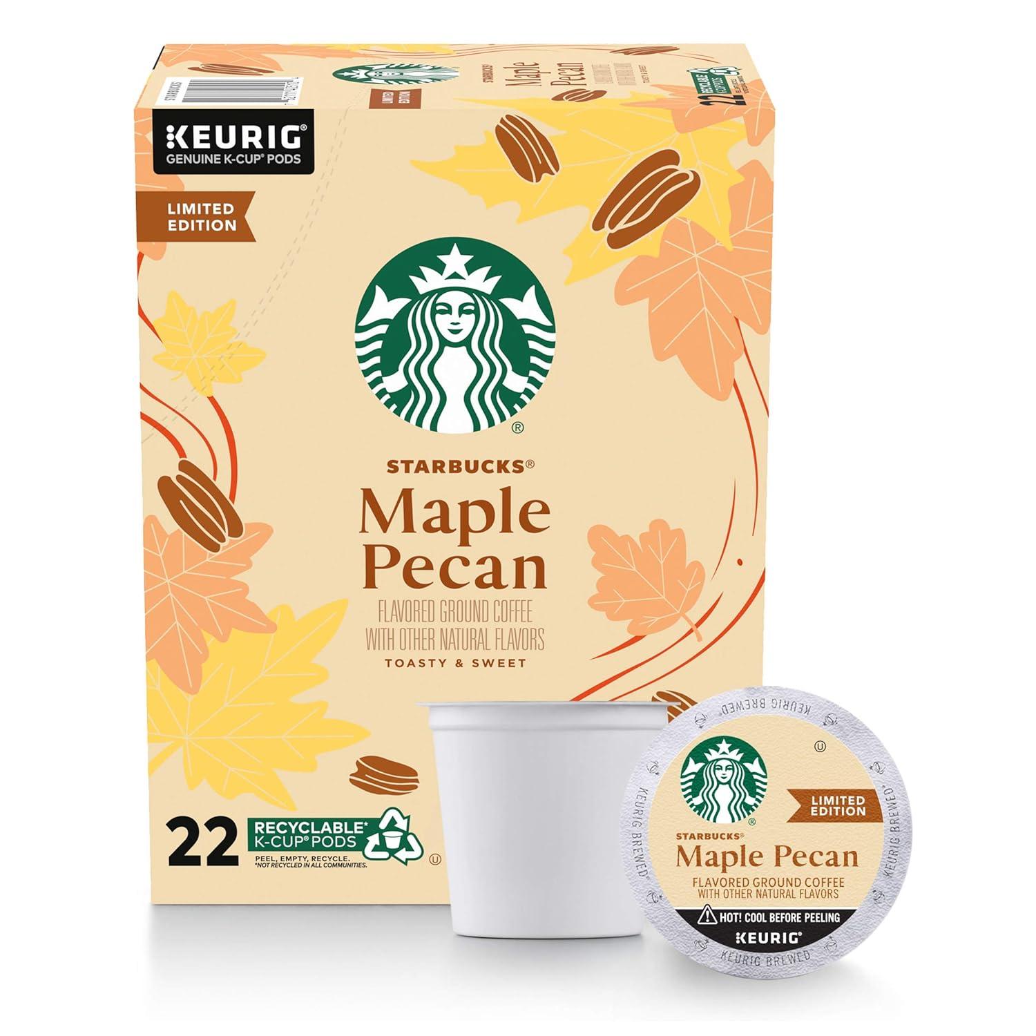 imageStarbucks KCup Coffee Pods Flavored Hot Cocoa Classic Hot Cocoa 60 Keurig PodsMaple Pecan