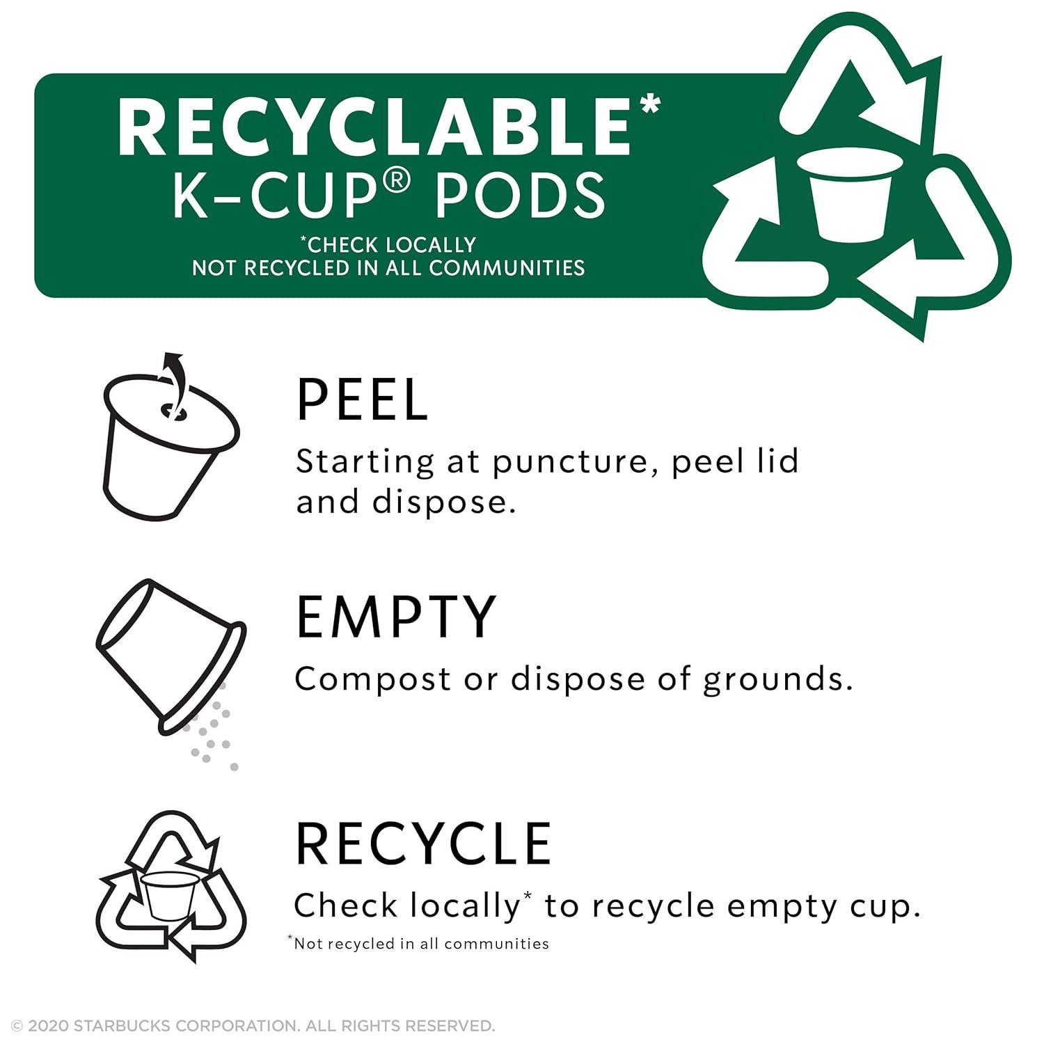imageStarbucks KCup Coffee Pods Flavored Hot Cocoa Classic Hot Cocoa 60 Keurig PodsMaple Pecan