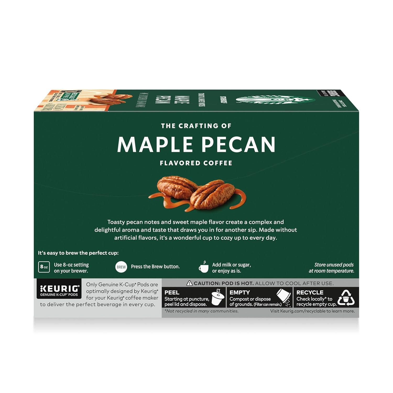 imageStarbucks KCup Coffee Pods Flavored Hot Cocoa Classic Hot Cocoa 60 Keurig PodsMaple Pecan