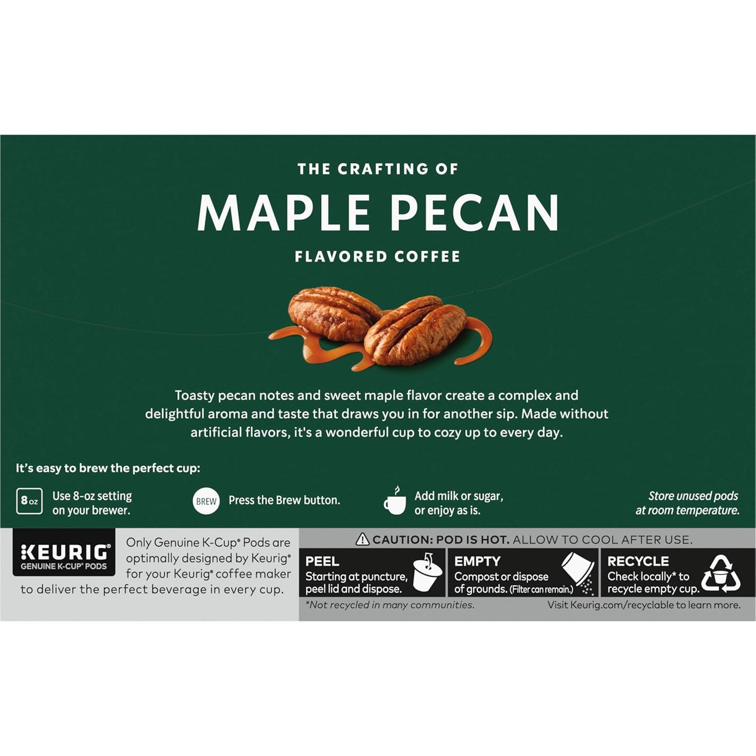 imageStarbucks KCup Coffee Pods Flavored Hot Cocoa Classic Hot Cocoa 60 Keurig PodsMaple Pecan