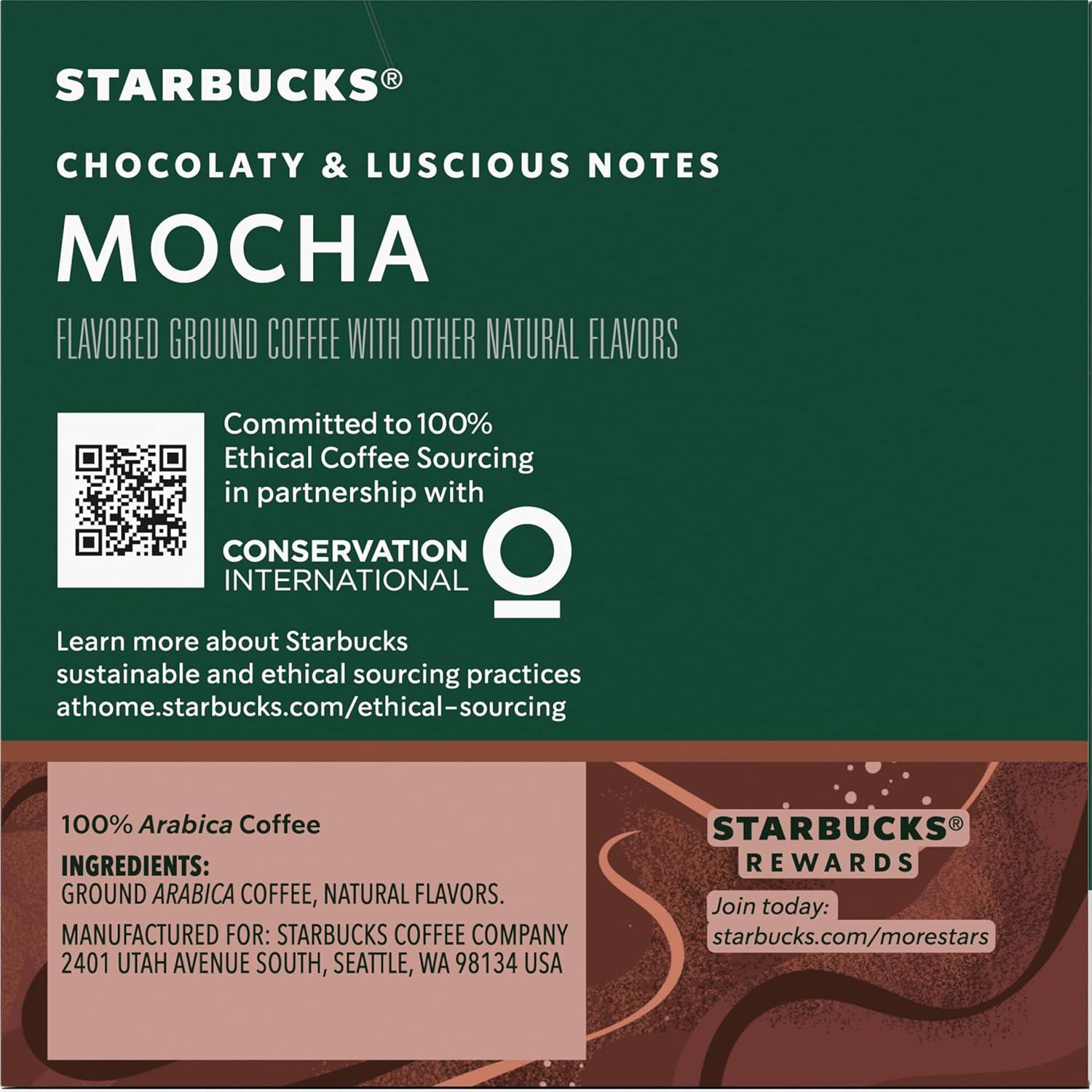 imageStarbucks KCup Coffee Pods Flavored Hot Cocoa Classic Hot Cocoa 60 Keurig PodsMocha