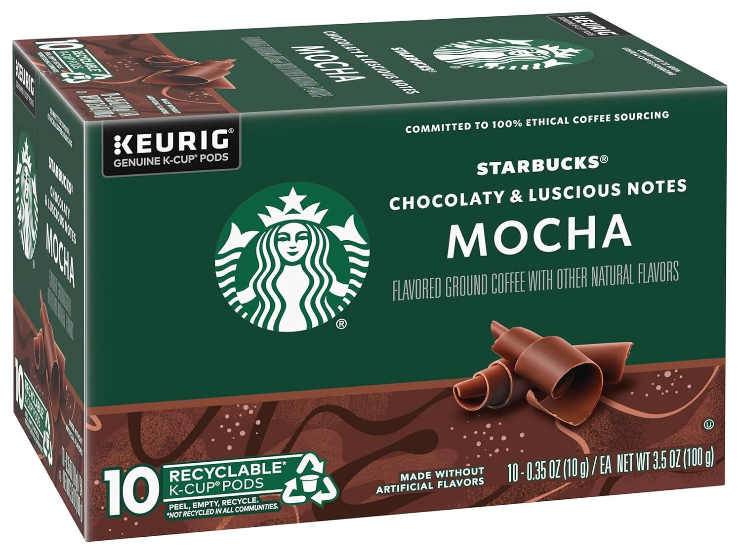 imageStarbucks KCup Coffee Pods Flavored Hot Cocoa Classic Hot Cocoa 60 Keurig PodsMocha