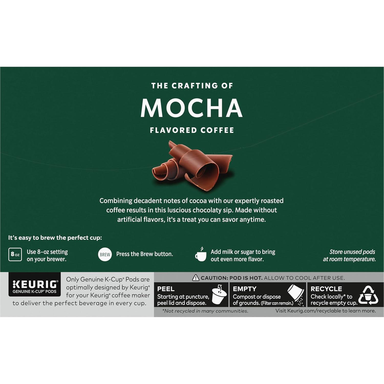 imageStarbucks KCup Coffee Pods Flavored Hot Cocoa Classic Hot Cocoa 60 Keurig PodsMocha