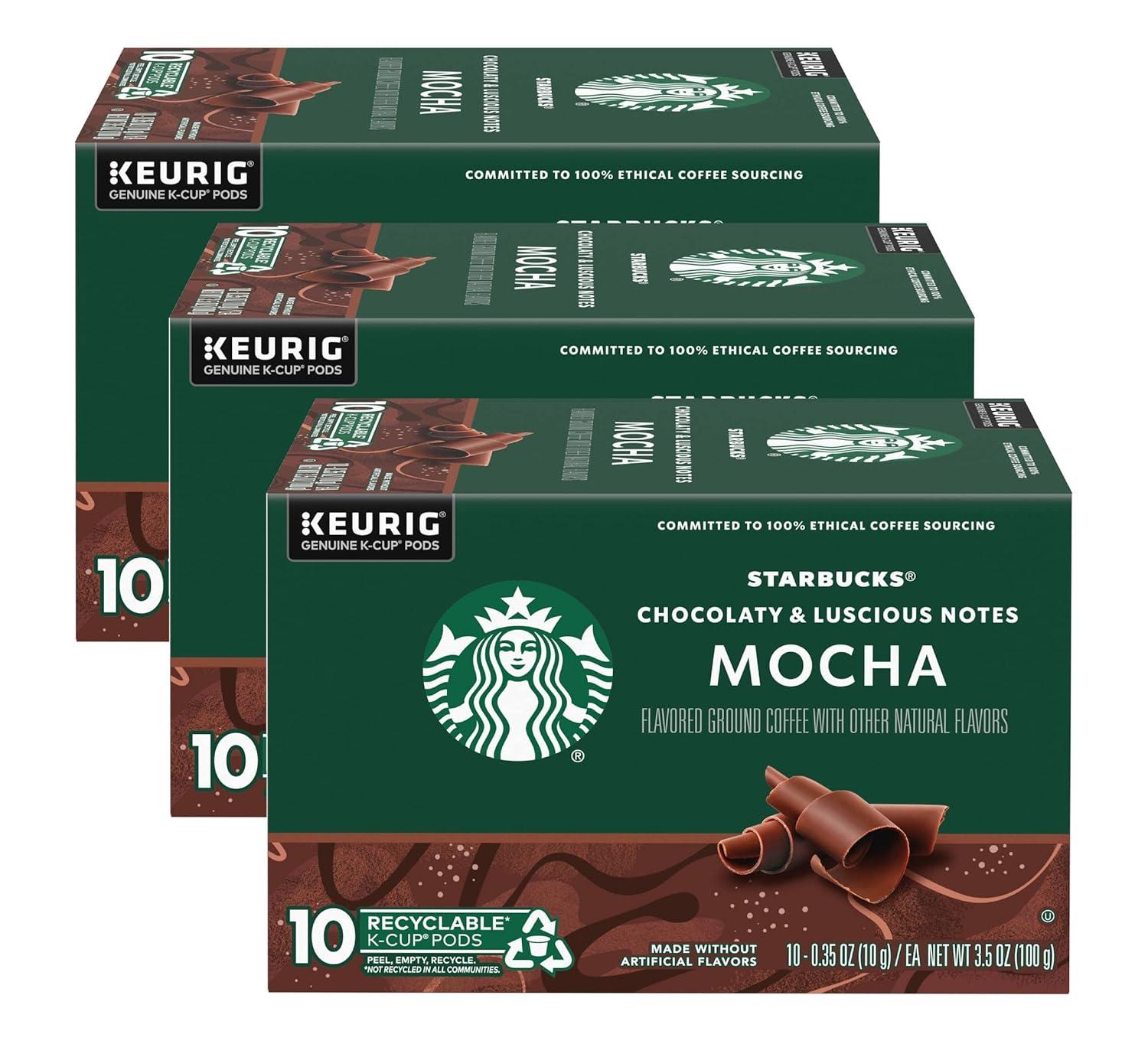 imageStarbucks KCup Coffee Pods Flavored Hot Cocoa Classic Hot Cocoa 60 Keurig PodsMocha