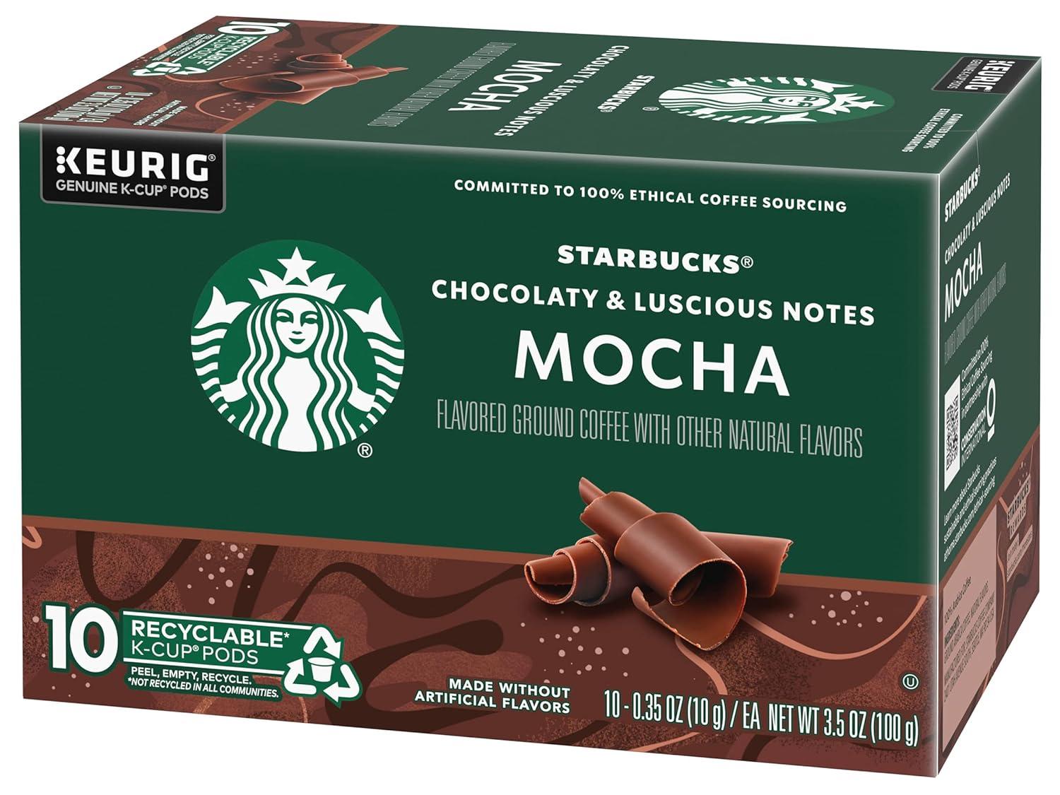 imageStarbucks KCup Coffee Pods Flavored Hot Cocoa Classic Hot Cocoa 60 Keurig PodsMocha