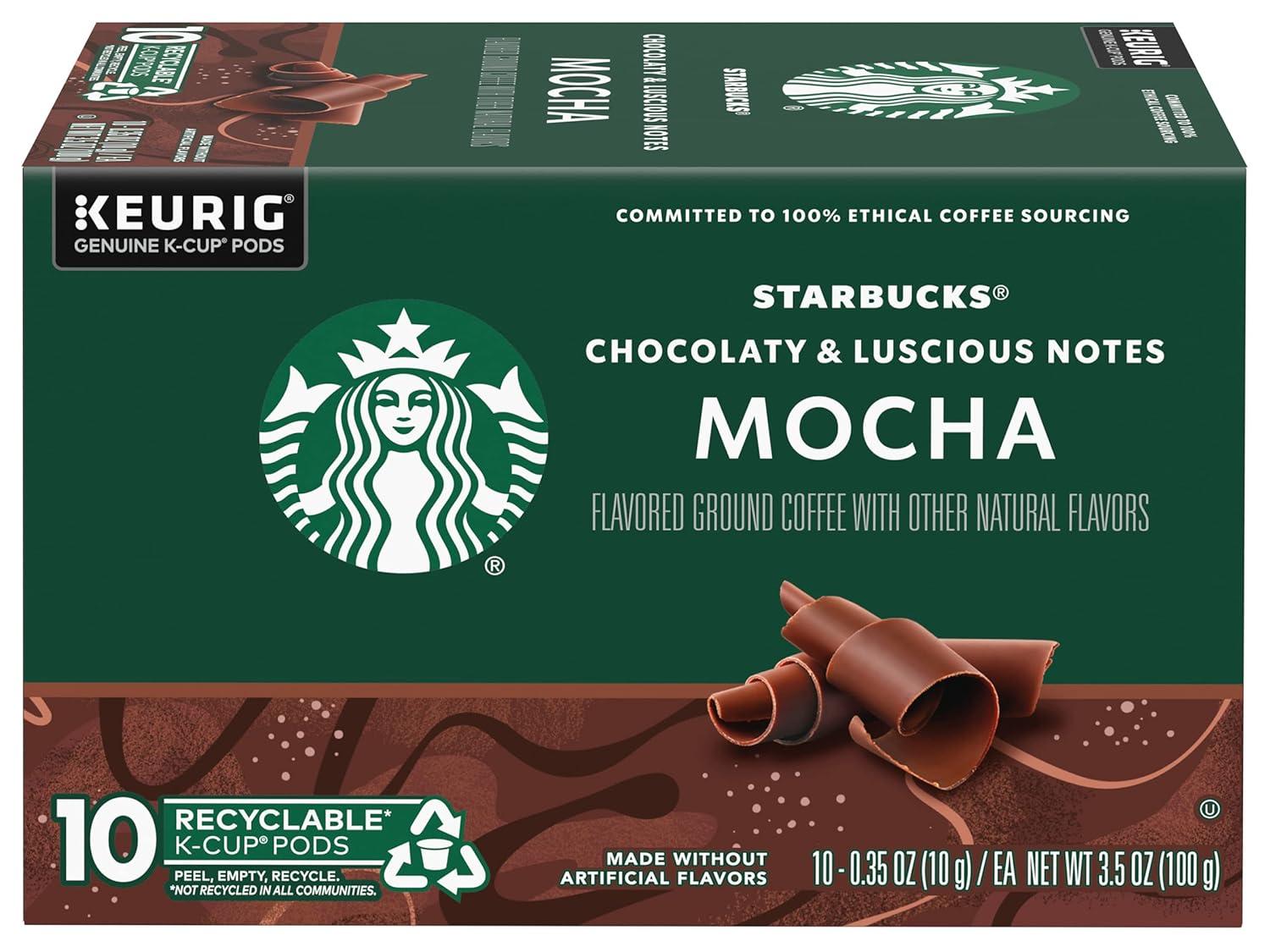 imageStarbucks KCup Coffee Pods Flavored Hot Cocoa Classic Hot Cocoa 60 Keurig PodsMocha