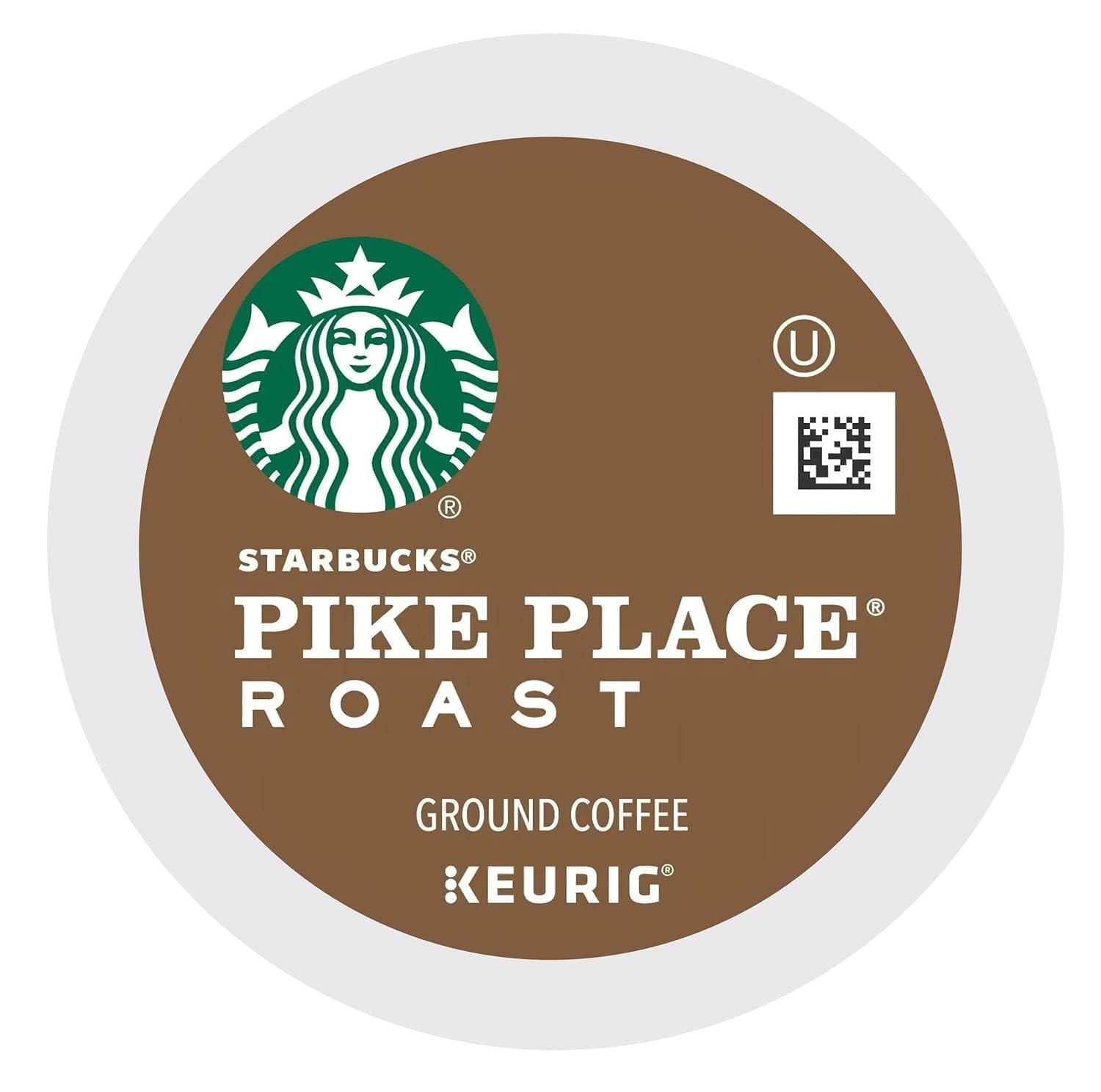 imageStarbucks KCup Coffee Pods Flavored Hot Cocoa Classic Hot Cocoa 60 Keurig PodsPike Place Roast