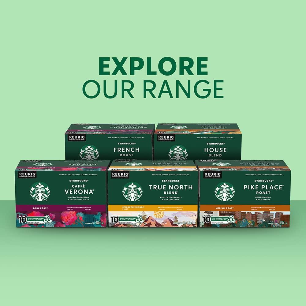 imageStarbucks KCup Coffee Pods Flavored Hot Cocoa Classic Hot Cocoa 60 Keurig PodsPike Place Roast