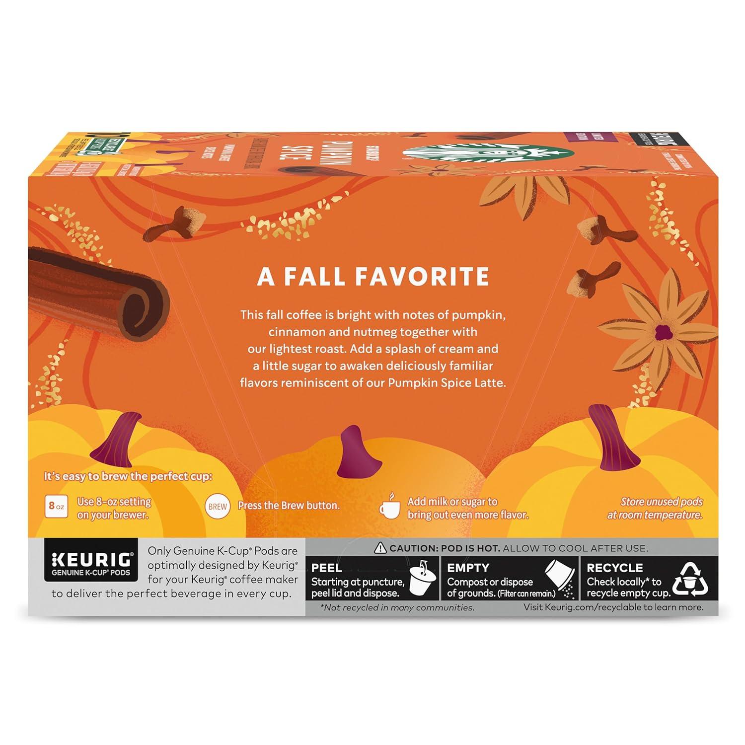 imageStarbucks KCup Coffee Pods Flavored Hot Cocoa Classic Hot Cocoa 60 Keurig PodsPumpkin Spice
