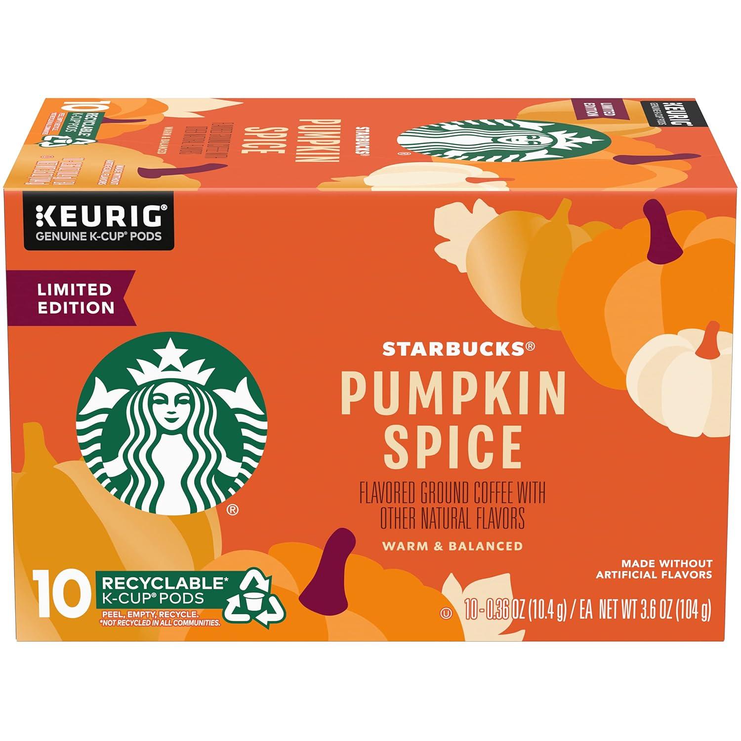 imageStarbucks KCup Coffee Pods Flavored Hot Cocoa Classic Hot Cocoa 60 Keurig PodsPumpkin Spice