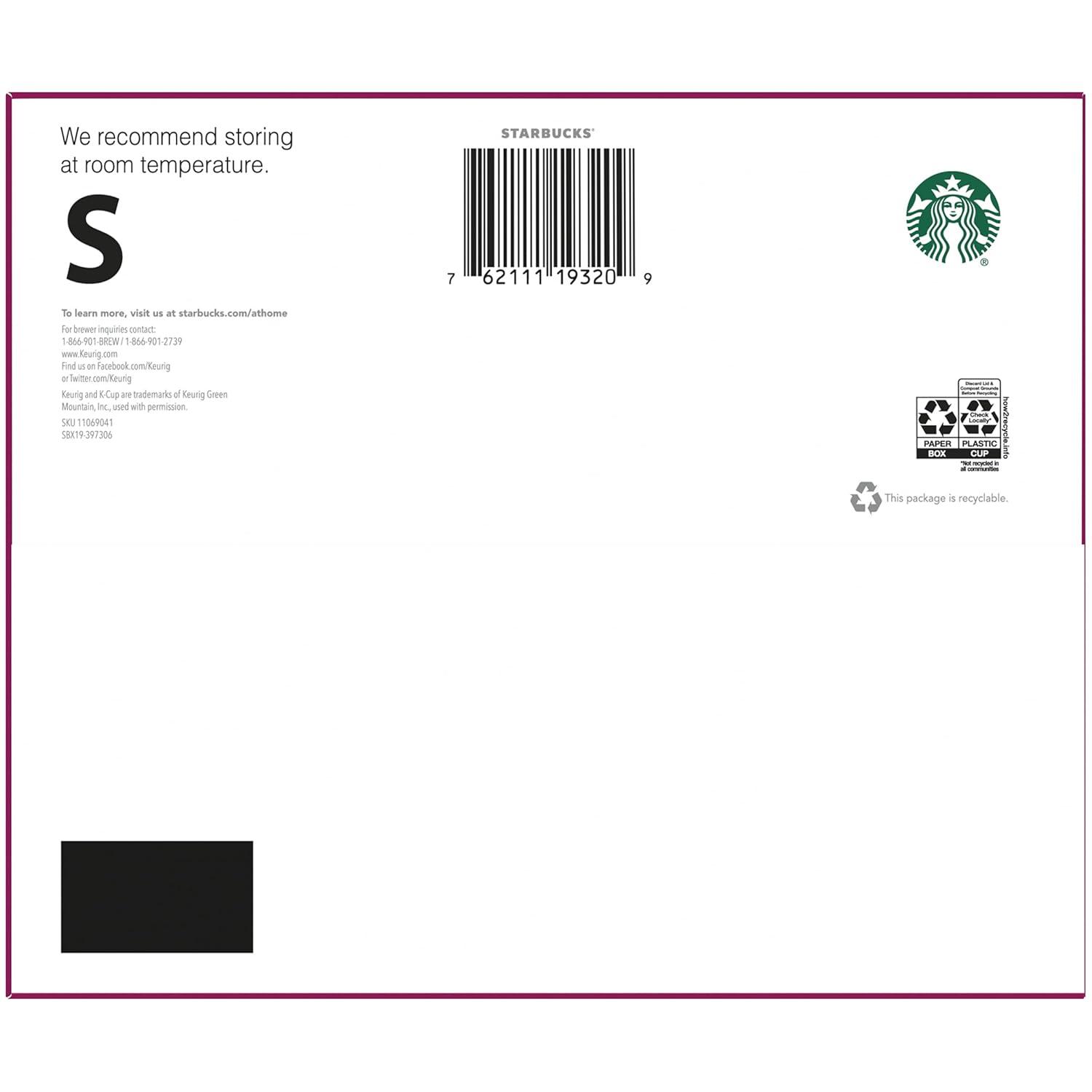 imageStarbucks KCup Coffee Pods Flavored Hot Cocoa Classic Hot Cocoa 60 Keurig PodsSumatra