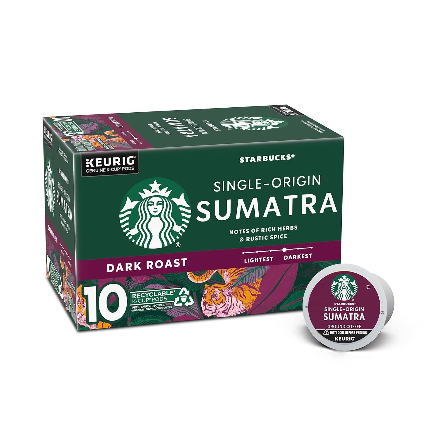 imageStarbucks KCup Coffee Pods Flavored Hot Cocoa Classic Hot Cocoa 60 Keurig PodsSumatra
