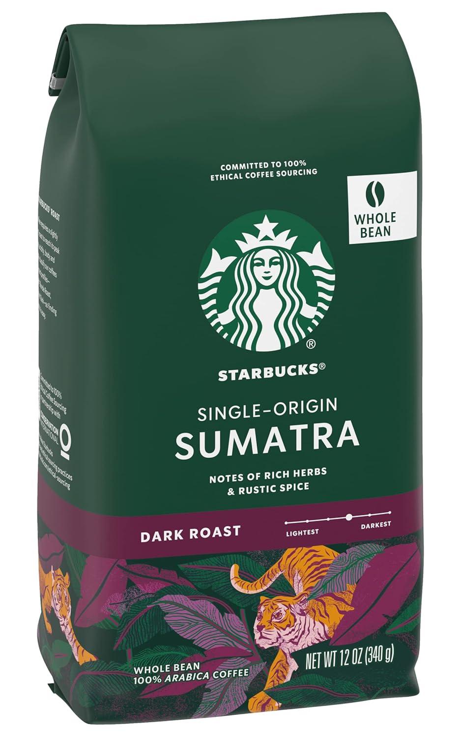 imageStarbucks KCup Coffee Pods Flavored Hot Cocoa Classic Hot Cocoa 60 Keurig PodsSumatra Whole Bean
