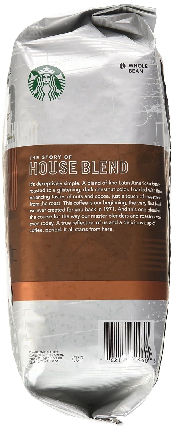 imageStarbucks Whole Coffee Beans Medium Roast Hot or Iced Coffee Pike Place Roast Six 12 oz BagsRich Lively