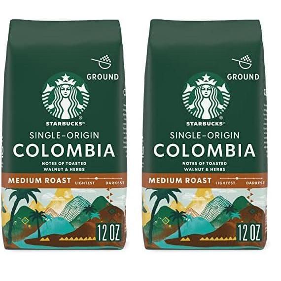 imageStarbucks Ground Coffee Medium Roast Hot or Iced Coffee Variety Pack Three 12 oz BagsNotes of Toasted Walnut and Herbs