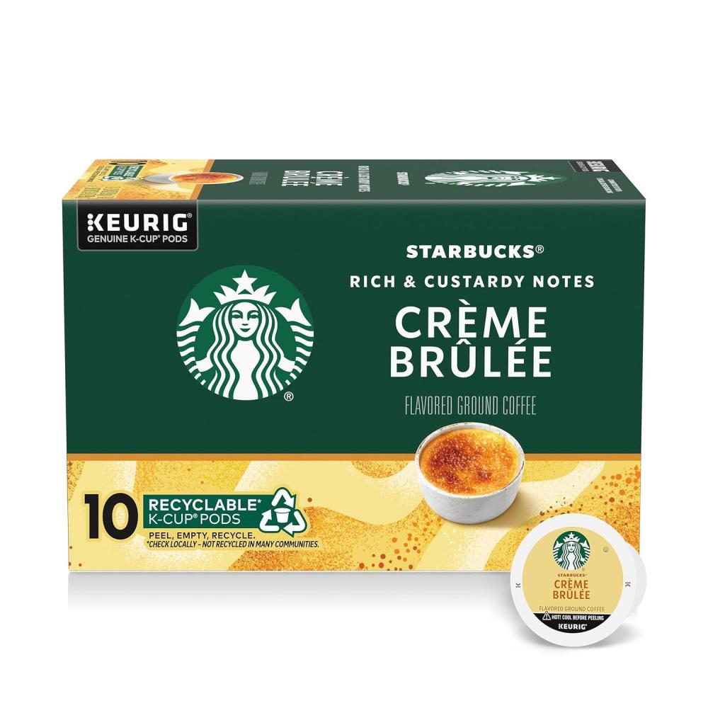 imageStarbucks KCup Coffee Pods Flavored Hot Cocoa Classic Hot Cocoa 60 Keurig PodsCrme Brulee