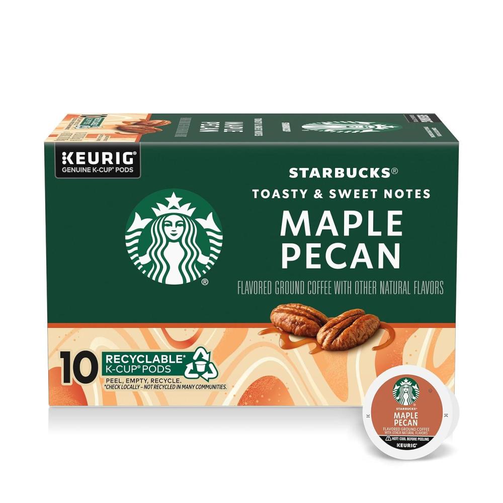 imageStarbucks KCup Coffee Pods Flavored Hot Cocoa Classic Hot Cocoa 60 Keurig PodsMaple Pecan
