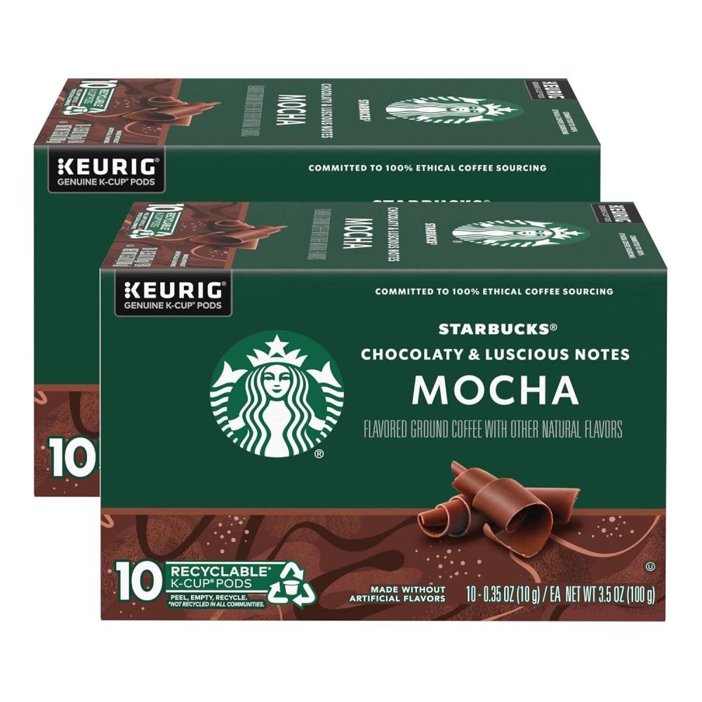 imageStarbucks KCup Coffee Pods Flavored Hot Cocoa Classic Hot Cocoa 60 Keurig PodsMocha