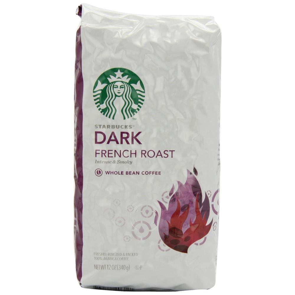 imageStarbucks Whole Coffee Beans Medium Roast Hot or Iced Coffee Variety Pack Three 12 oz BagsFrench Roast