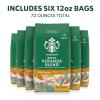 Starbucks Ground Coffee, Blonde Roast Hot or Iced Coffee, Decaf Veranda Blend, Six 12 oz Bags​(12 Ounce (Pack of 6))