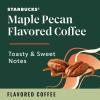 Starbucks Ground Coffee, Blonde Roast Hot or Iced Coffee, Veranda Blend, Six 12 oz Bags​(Maple Pecan)