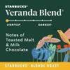 Starbucks Ground Coffee, Blonde Roast Hot or Iced Coffee, Veranda Blend, Six 12 oz Bags​(Veranda Blend)