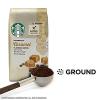 Starbucks Ground Coffee, Medium Roast Coffee, Decaf Pike Place Roast, 100% Arabica, 3 bags (12 oz each)(Caramel)