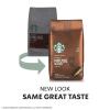 Starbucks Ground Coffee, Medium Roast Coffee, Decaf Pike Place Roast, 100% Arabica, 3 bags (12 oz each)(Cocoa and Toffee)