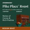 Starbucks Ground Coffee, Medium Roast Hot or Iced Coffee, Variety Pack, Three 12 oz Bags​(Pike Place)