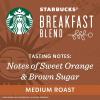 Starbucks Ground Coffee, Medium Roast Hot or Iced Coffee, Variety Pack, Three 12 oz Bags​(Sweet Orange and Brown Sugar)