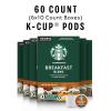 Starbucks K-Cup Coffee Pods, Flavored Hot Cocoa, Classic Hot Cocoa, 60 Keurig Pods(Breakfast)