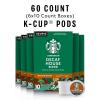 Starbucks K-Cup Coffee Pods, Flavored Hot Cocoa, Classic Hot Cocoa, 60 Keurig Pods(Decaf House)