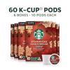 Starbucks K-Cup Coffee Pods, Flavored Hot Cocoa, Classic Hot Cocoa, 60 Keurig Pods(Gingerbread)