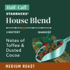 Starbucks K-Cup Coffee Pods, Flavored Hot Cocoa, Classic Hot Cocoa, 60 Keurig Pods(House Blend Haff Caff)