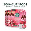 Starbucks K-Cup Coffee Pods, Flavored Hot Cocoa, Classic Hot Cocoa, 60 Keurig Pods(Peppermint Mocha)