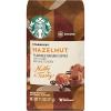 Starbucks Ground Coffee, Medium Roast Coffee, Decaf Pike Place Roast, 100% Arabica, 3 bags (12 oz each)(Hazelnut)