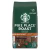 Starbucks Ground Coffee, Medium Roast Coffee, Decaf Pike Place Roast, 100% Arabica, 3 bags (12 oz each)(Pike Place Roast)