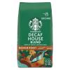 Starbucks Ground Coffee, Medium Roast Hot or Iced Coffee, Decaf House Blend, Six 12 oz Bags​(Decaf House Blend)