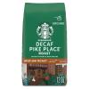 Starbucks Ground Coffee, Medium Roast Hot or Iced Coffee, Decaf Pike Place Roast, 12 oz(Decaf Pike Place)