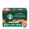 Starbucks K-Cup Coffee Pods, Flavored Hot Cocoa, Classic Hot Cocoa, 60 Keurig Pods(Classic Hot Cocoa)