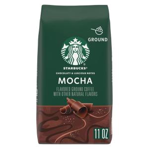 Starbucks Ground Coffee, Medium Roast Coffee, Decaf Pike Place Roast, 100% Arabica, 3 bags (12 oz each)(Mocha)