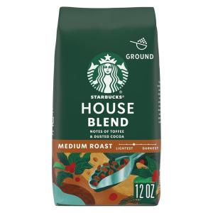 Starbucks Ground Coffee, Medium Roast Hot or Iced Coffee, Variety Pack, Three 12 oz Bags​(Notes of Toffee and Dusted Cocoa)
