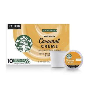 Starbucks K-Cup Coffee Pods, Flavored Hot Cocoa, Classic Hot Cocoa, 60 Keurig Pods(Caramel Crème)