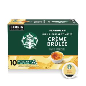 Starbucks K-Cup Coffee Pods, Flavored Hot Cocoa, Classic Hot Cocoa, 60 Keurig Pods(Crème Brulee)