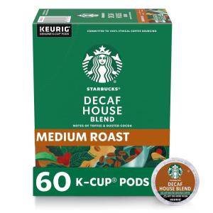 Starbucks K-Cup Coffee Pods, Flavored Hot Cocoa, Classic Hot Cocoa, 60 Keurig Pods(Decaf House)