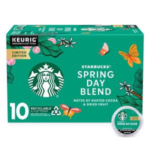 Starbucks K-Cup Coffee Pods, Flavored Hot Cocoa, Classic Hot Cocoa, 60 Keurig Pods(Spring Day Blend)
