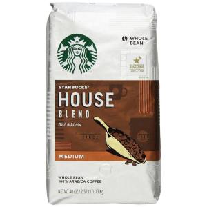 Starbucks Whole Coffee Beans, Medium Roast Hot or Iced Coffee, Pike Place Roast, Six 12 oz Bags​(Rich & Lively)