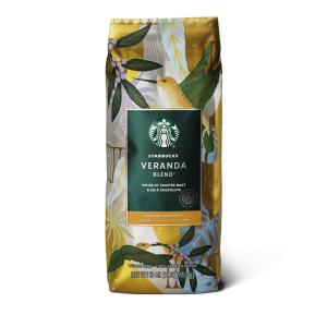 Starbucks Whole Coffee Beans, Medium Roast Hot or Iced Coffee, Pike Place Roast, Six 12 oz Bags​(Veranda Blend)