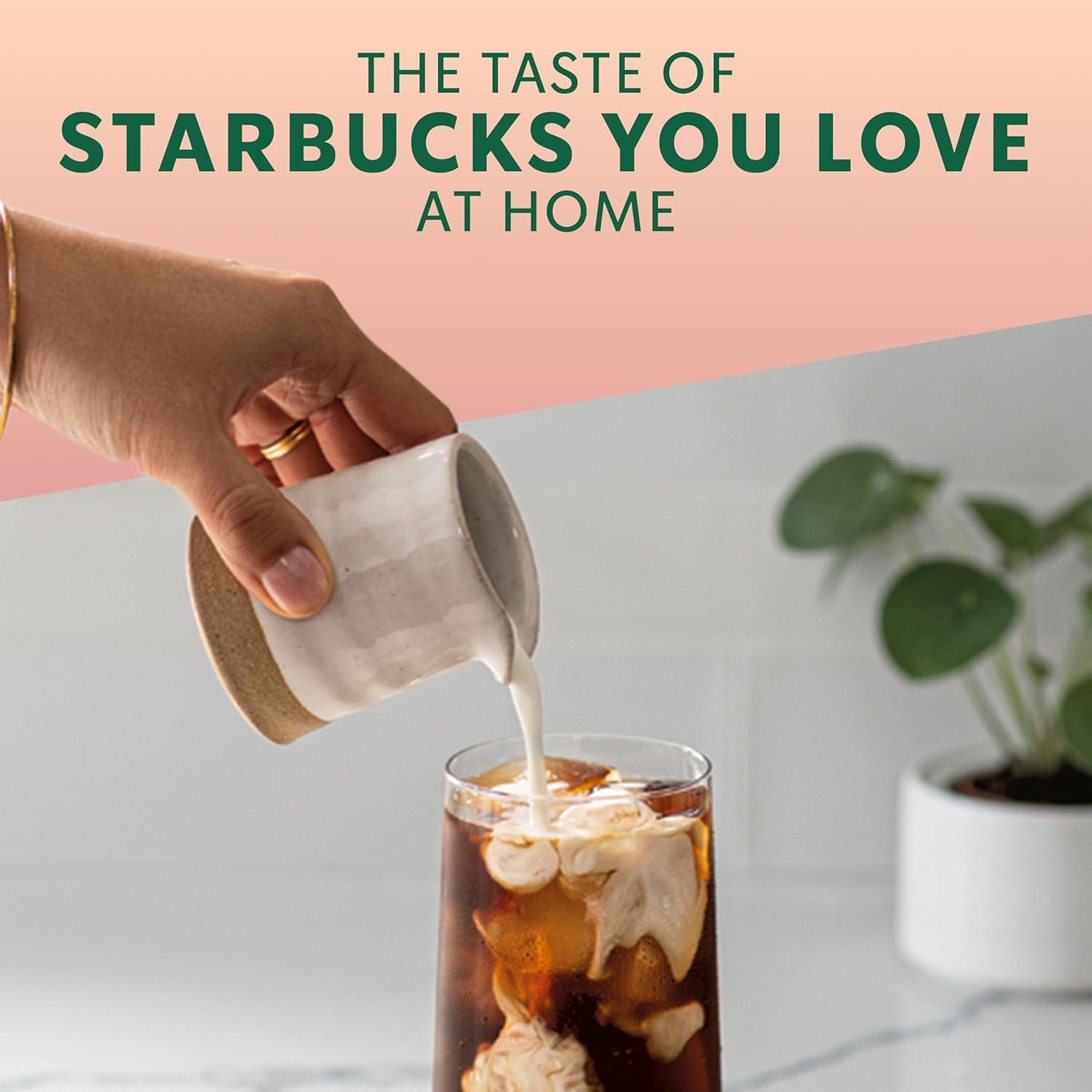 imageStarbucks Cold Brew Coffee Concentrate Sweetened Brown Sugar Cinnamon Flavored Iced Coffee 32 fl oz