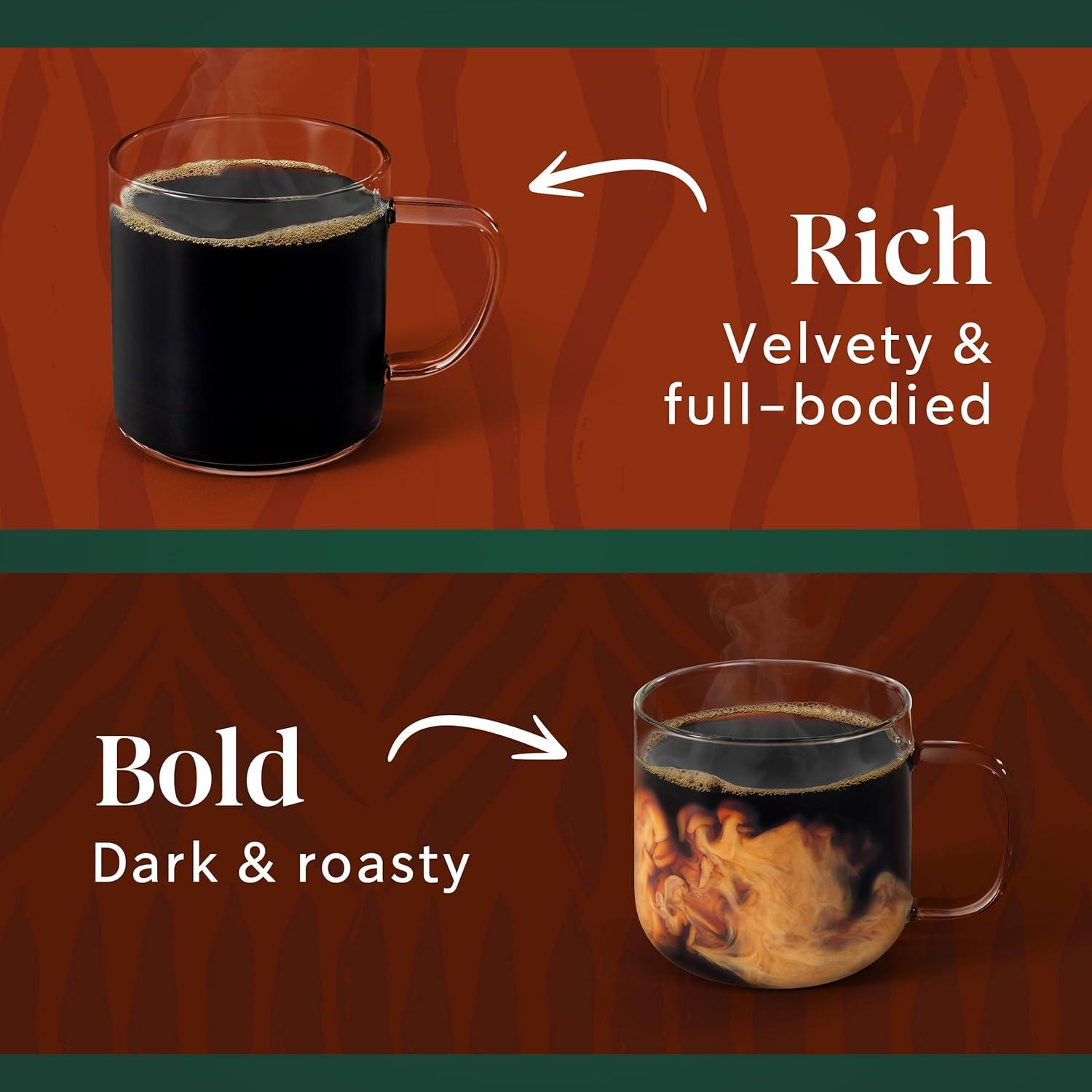 imageStarbucks Ground Coffee Dark Roast Hot or Iced Coffee Variety Pack Three 12 oz BagsDark Variety Pack
